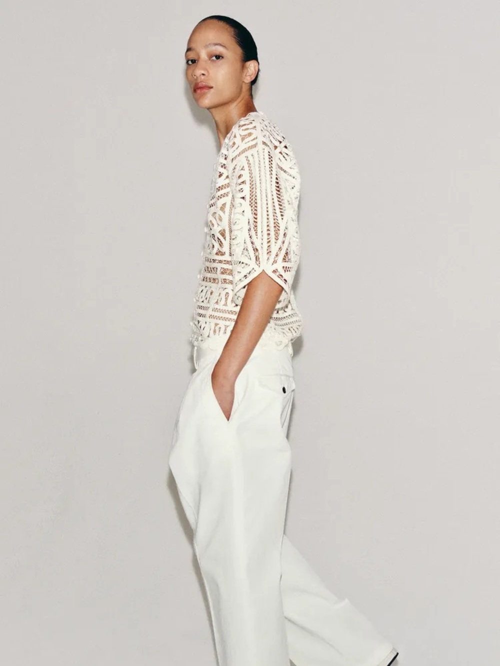 ZW COLLECTION CROCHET TOP - Picture 4 of 11